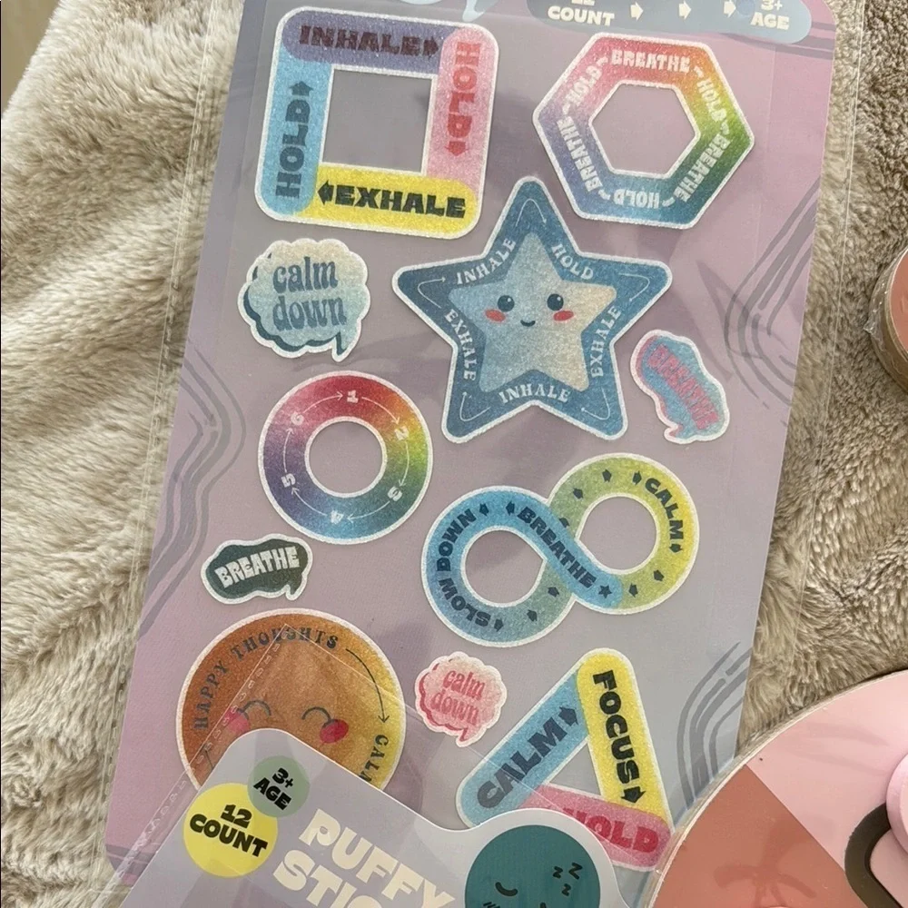 Colorful Sticker and Fidget Toy Set